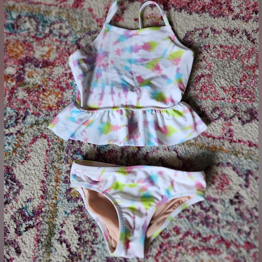 NWOT CREWCUTS Tiedye tankini